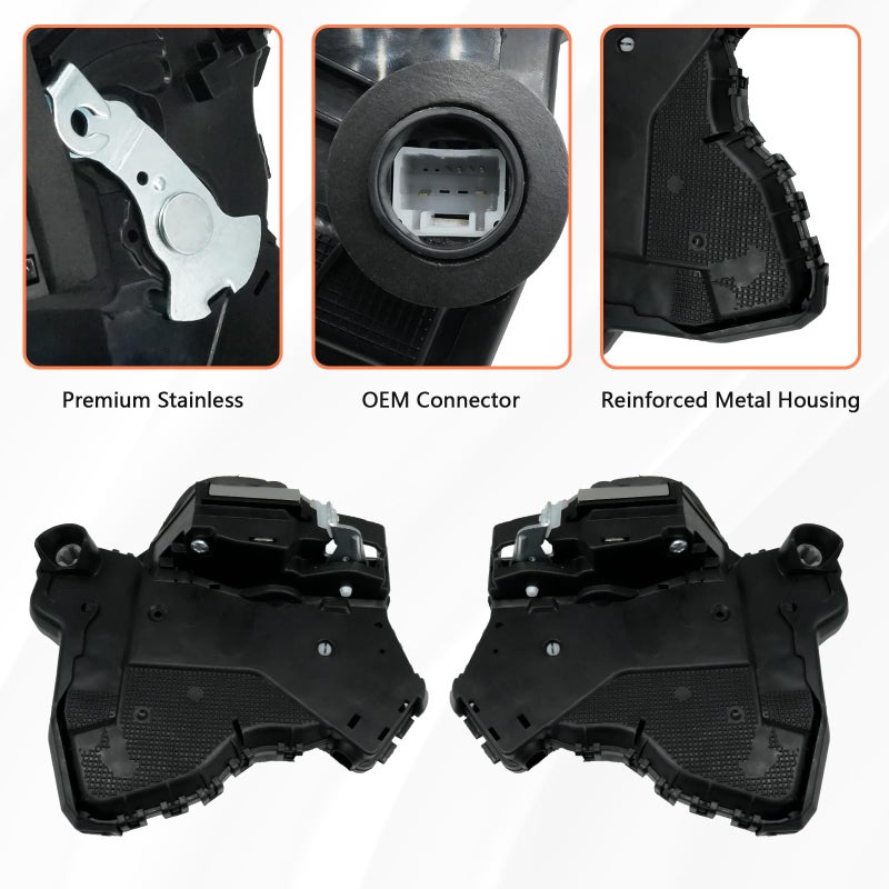 Blycorul 2 قطعة محرك قفل الباب الأمامي متوافق مع Tundra، Camry، 4Runner، Rav4، Lexus RX350 RX450h، Scion tC xB xD | يستبدل # 931-401، 931-403 | جانب السائق الأيسر وجانب الراكب الأيمن - Image 4